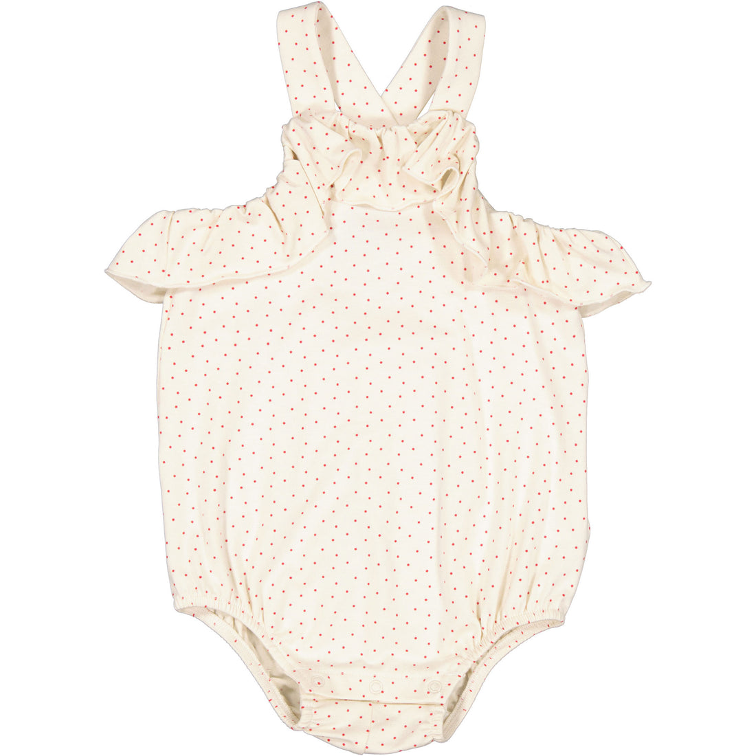 MarMar Copenhagen Red Currant Dot Rona Romper