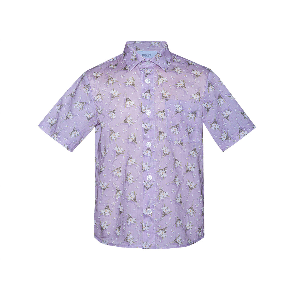 Paade Mode Violet Dancing Petals Shirt