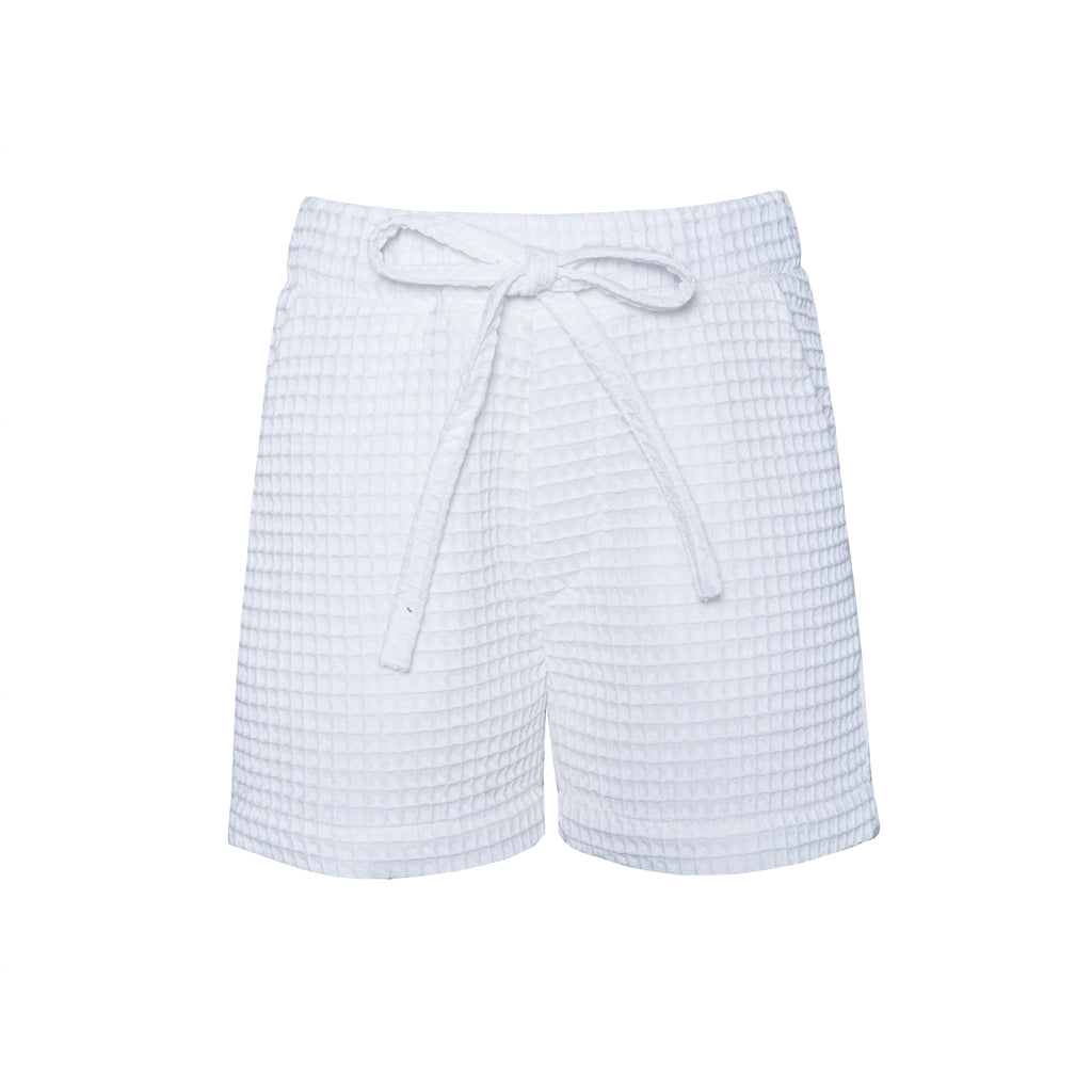 Paade Mode White Mari Shorts