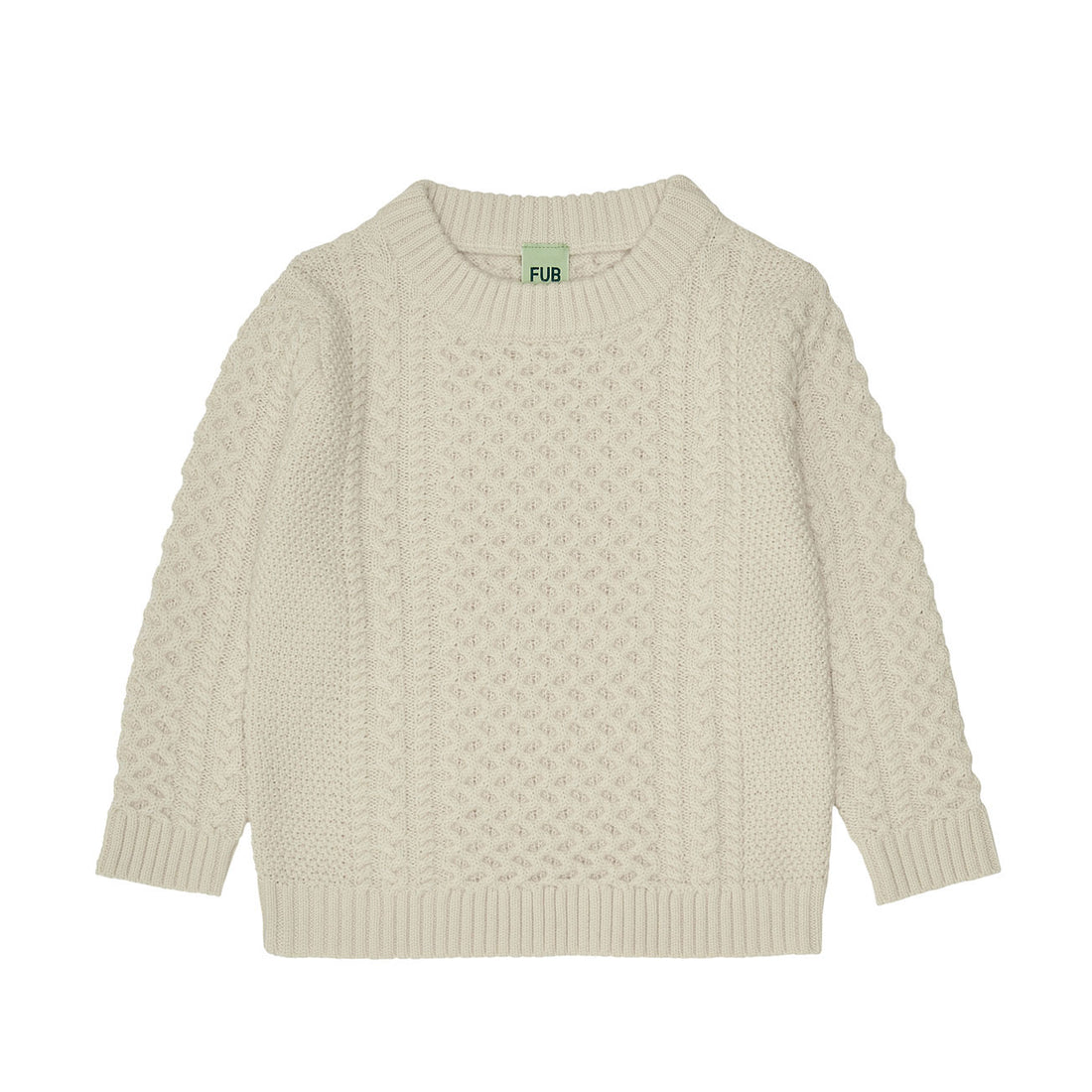 FUB Structure Sweater- Ecru