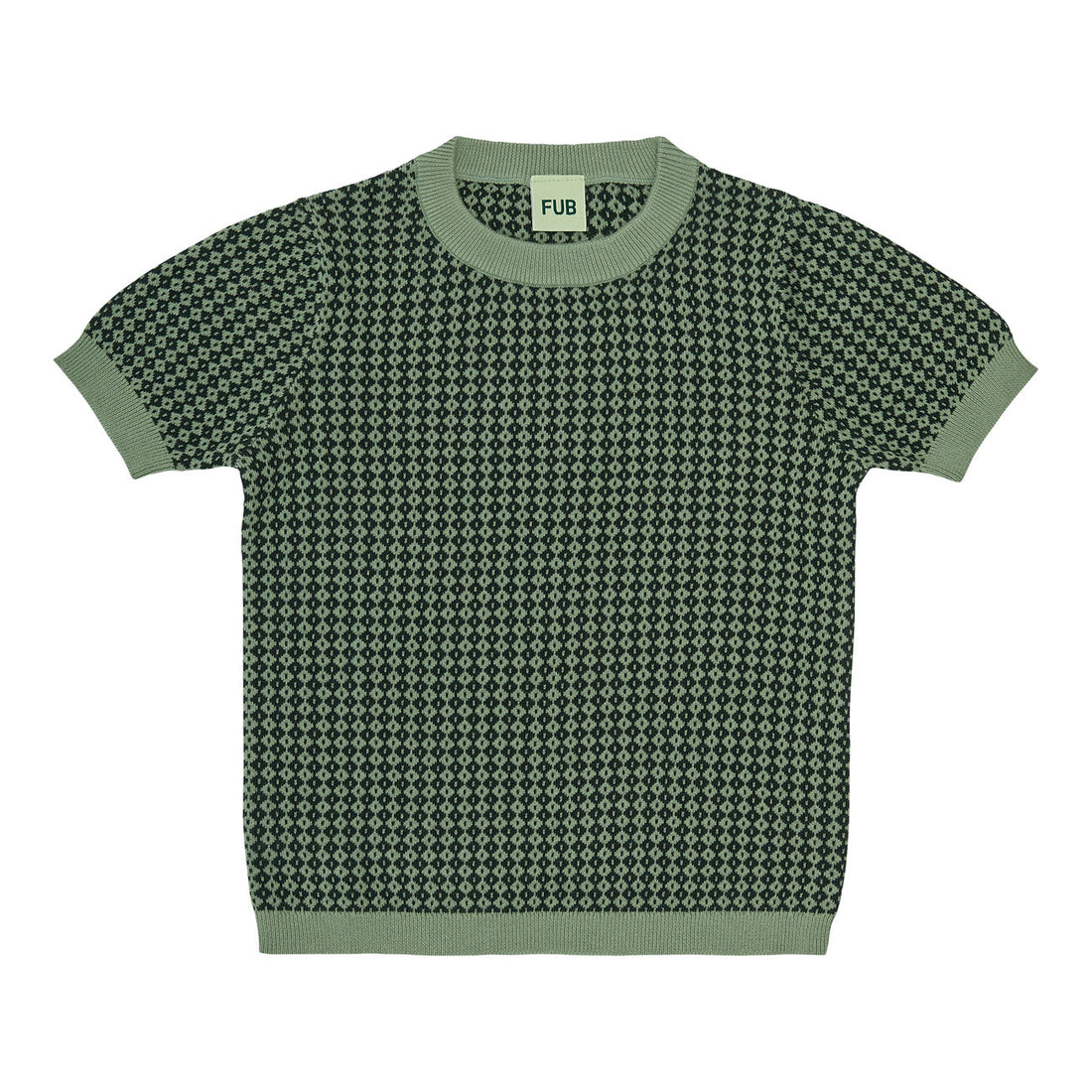 FUB Eaf/Deep Green Jaquard Tee