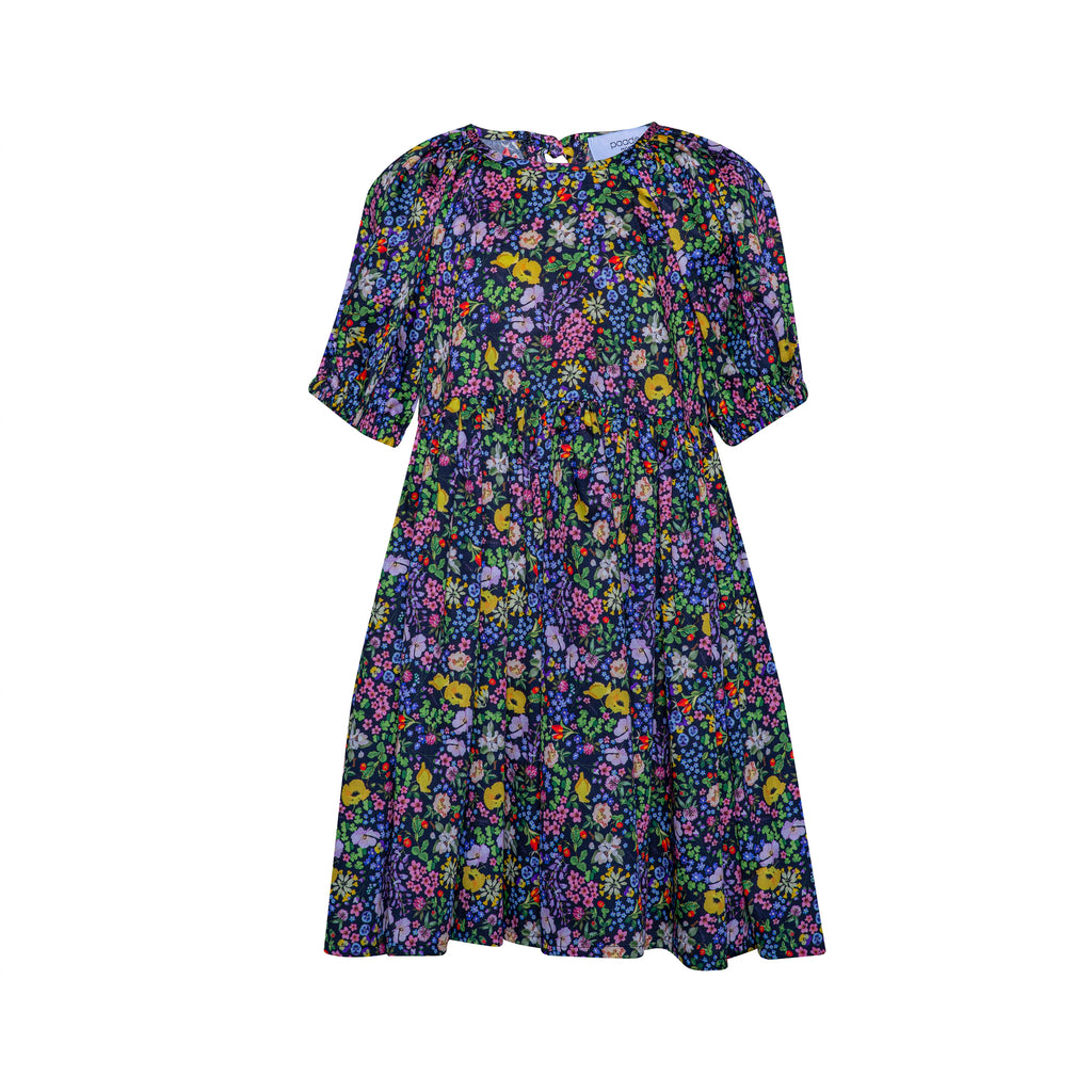 Paade Mode Black Meadow 3/4 Sleeve Dress