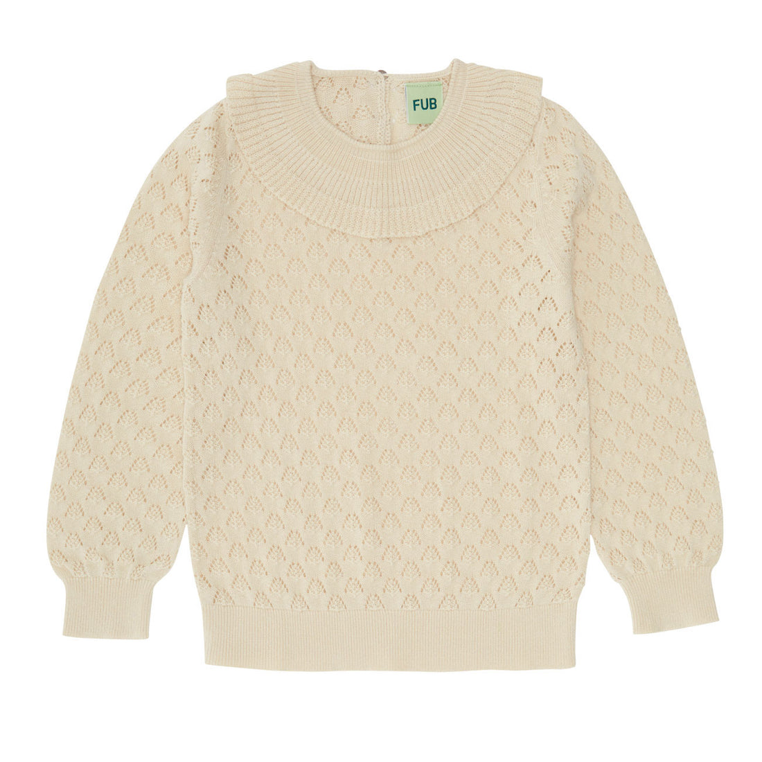 Fub Ecru Pointelle Blouse