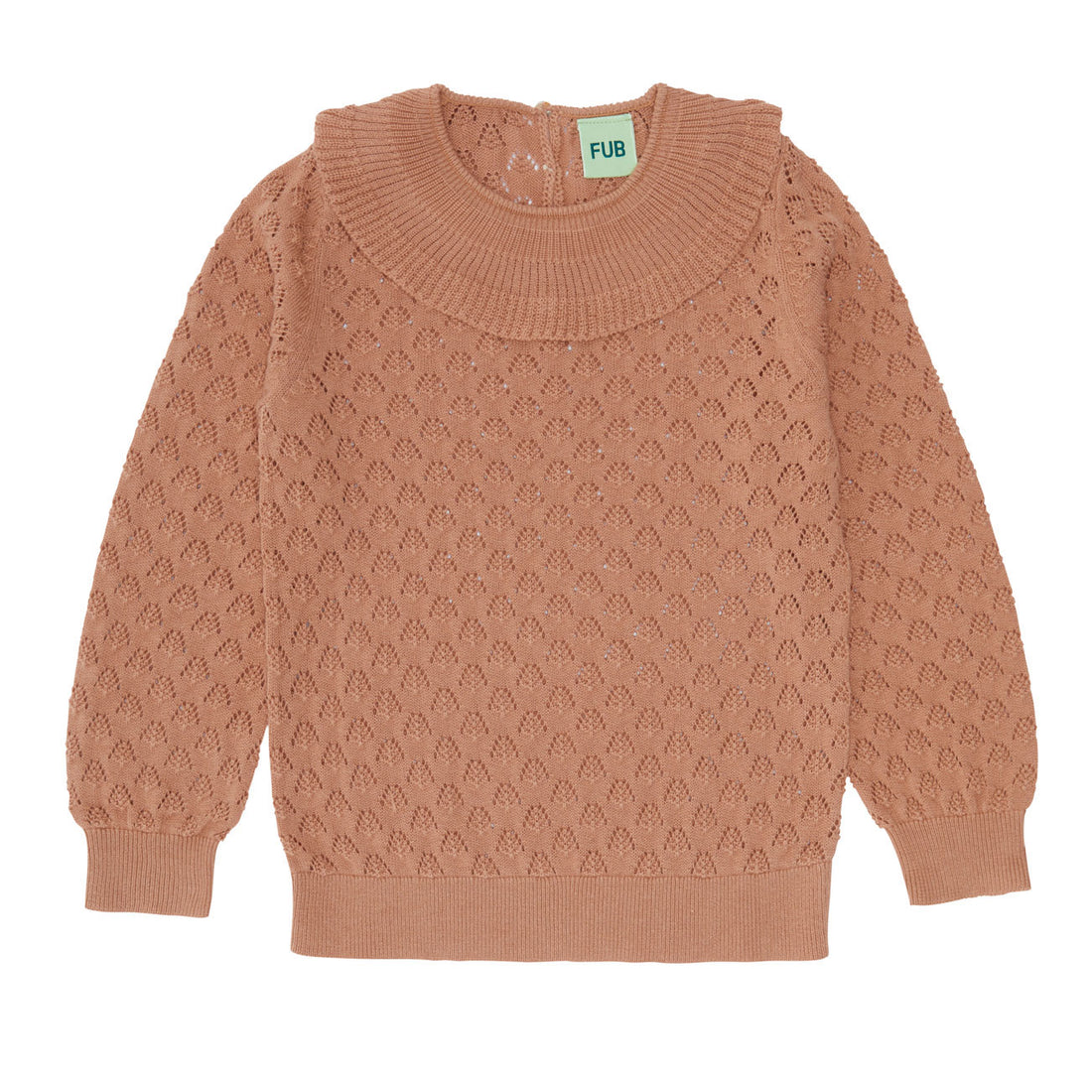 Fub Sandstone Pointelle Blouse