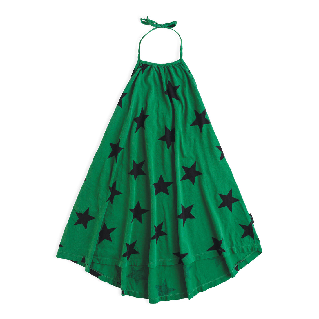NUNUNU Moss Green Star Collar Dress