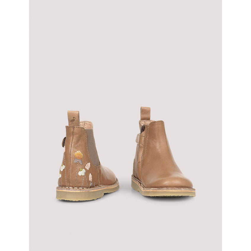 Petit Nord Latte Uniqua Wildflower Ankle Boot