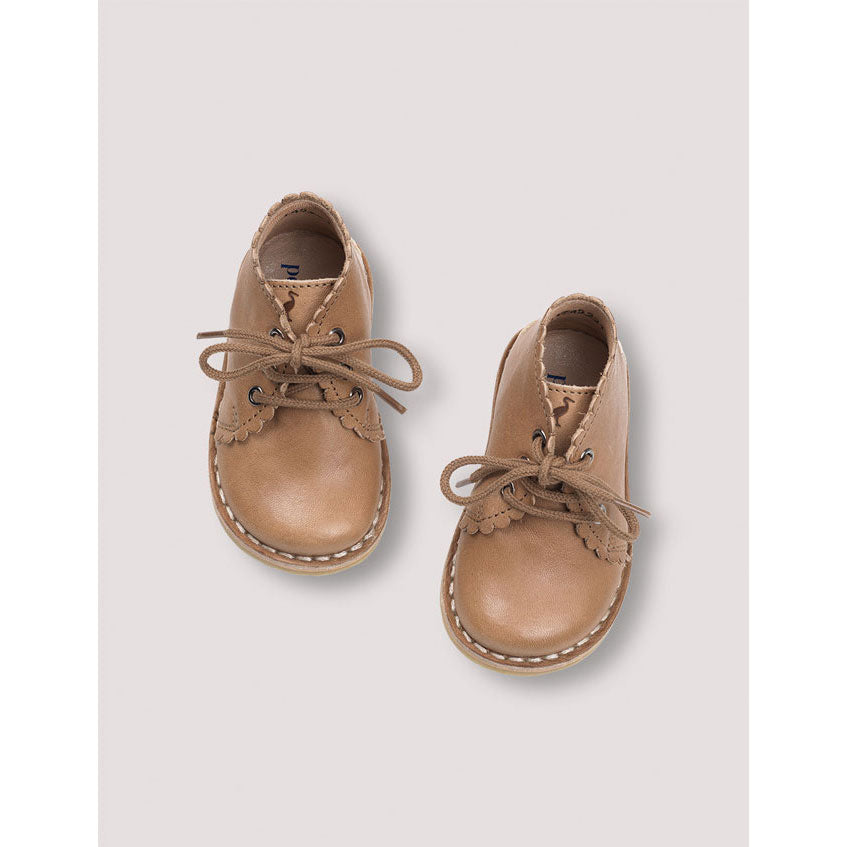 Petit Nord Latte Wildflower Scallop Boot