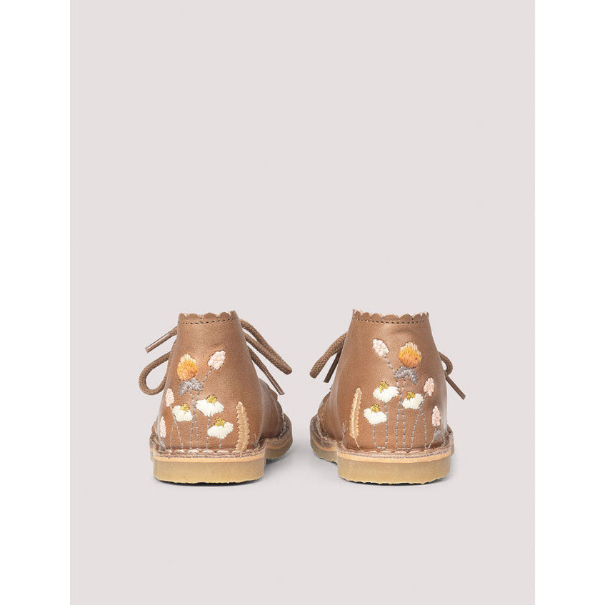 Petit Nord Latte Wildflower Scallop Boot
