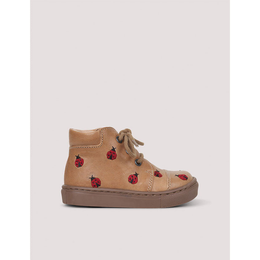 Petit Nord Latte Uniqua Lady Bug Sneakers