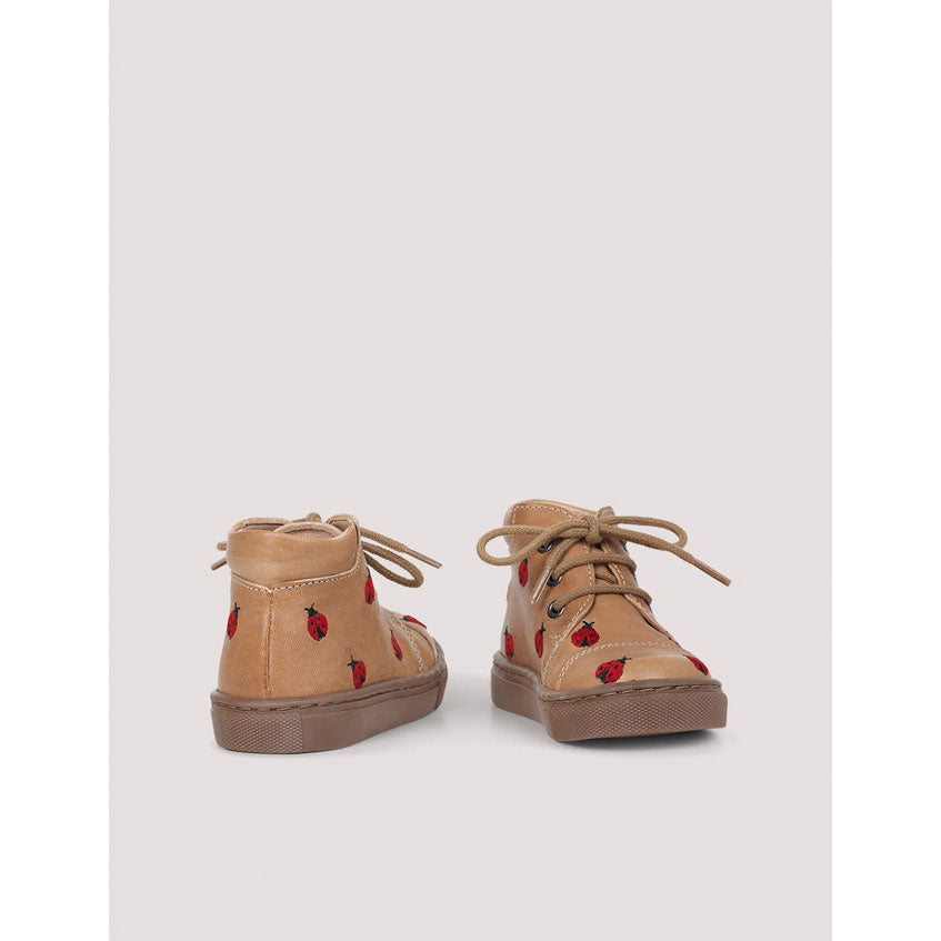 Petit Nord Latte Uniqua Lady Bug Sneakers