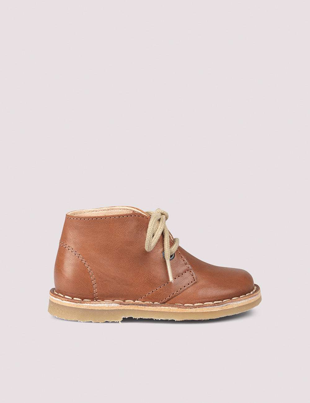 Petit Nord Cognac Desert Boot with Lace