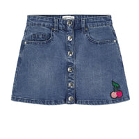 Sonia Rykiel  Denim Button Skirt