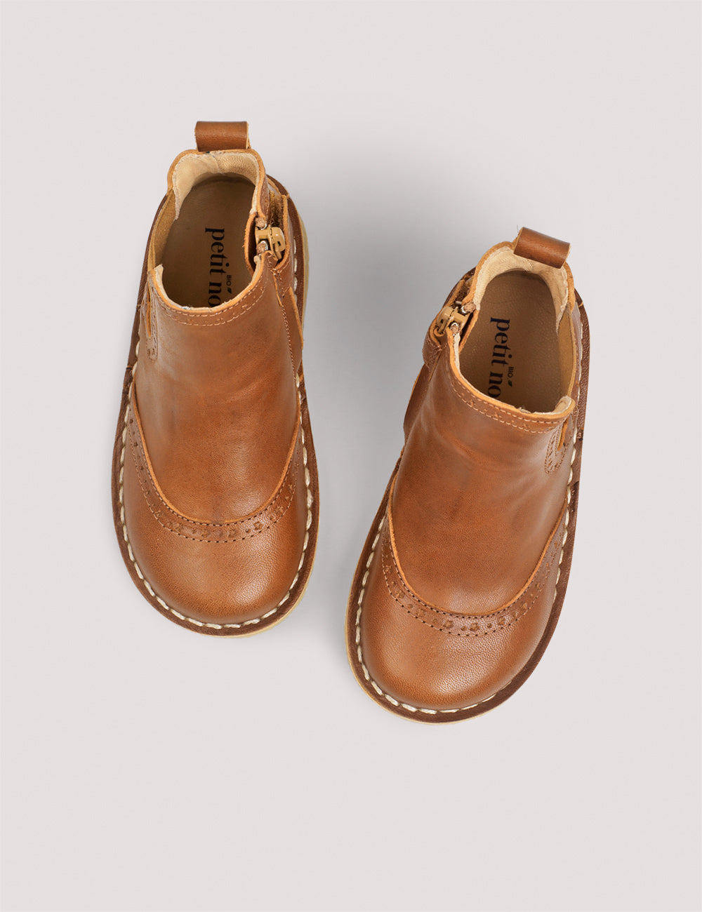 Petit Nord Cognac Ankle Boot Stars