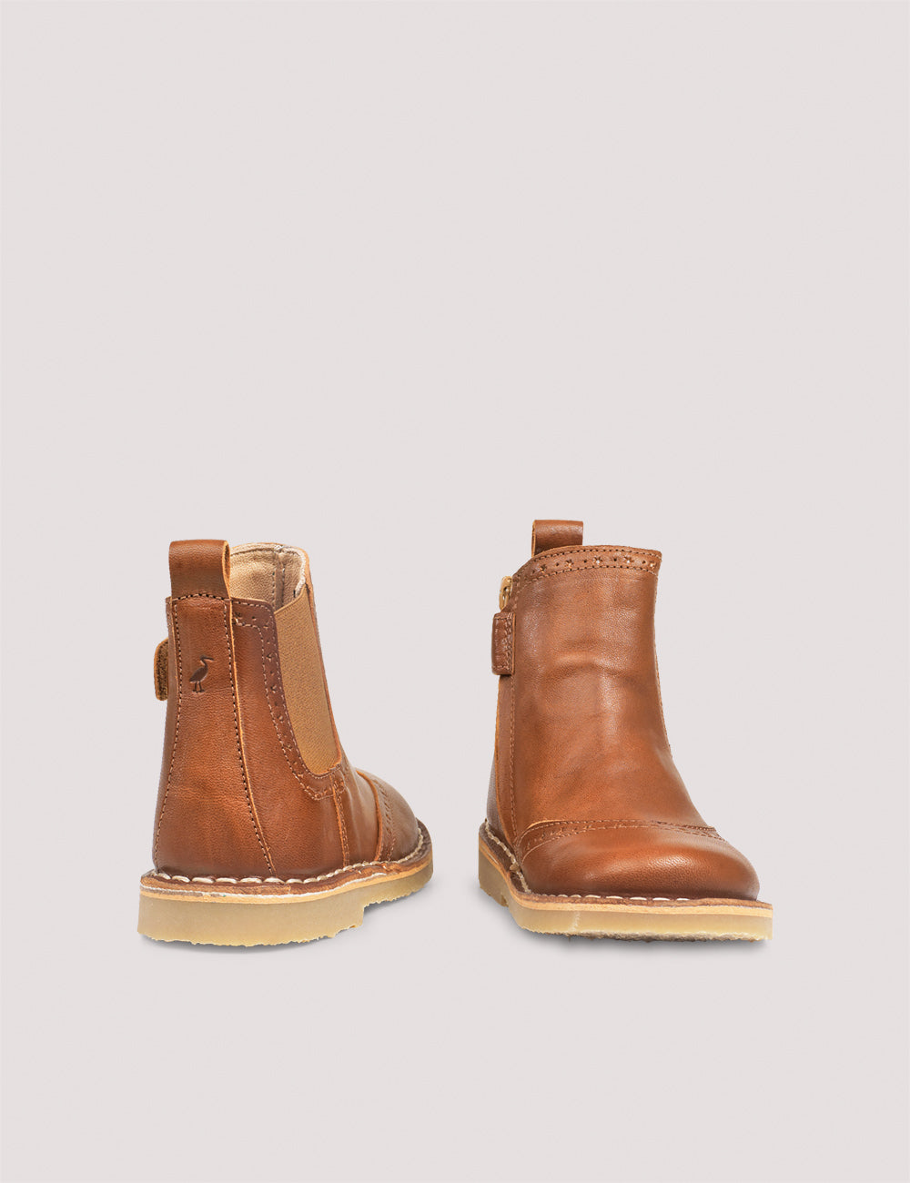Petit Nord Cognac Ankle Boot Stars