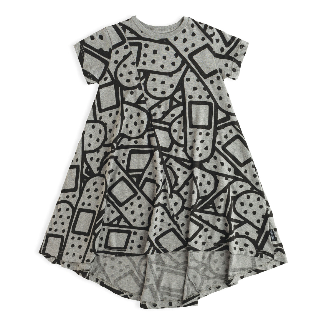 NUNUNU Heather Grey 360 Bandaid Dress
