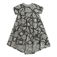 NUNUNU Heather Grey 360 Bandaid Dress