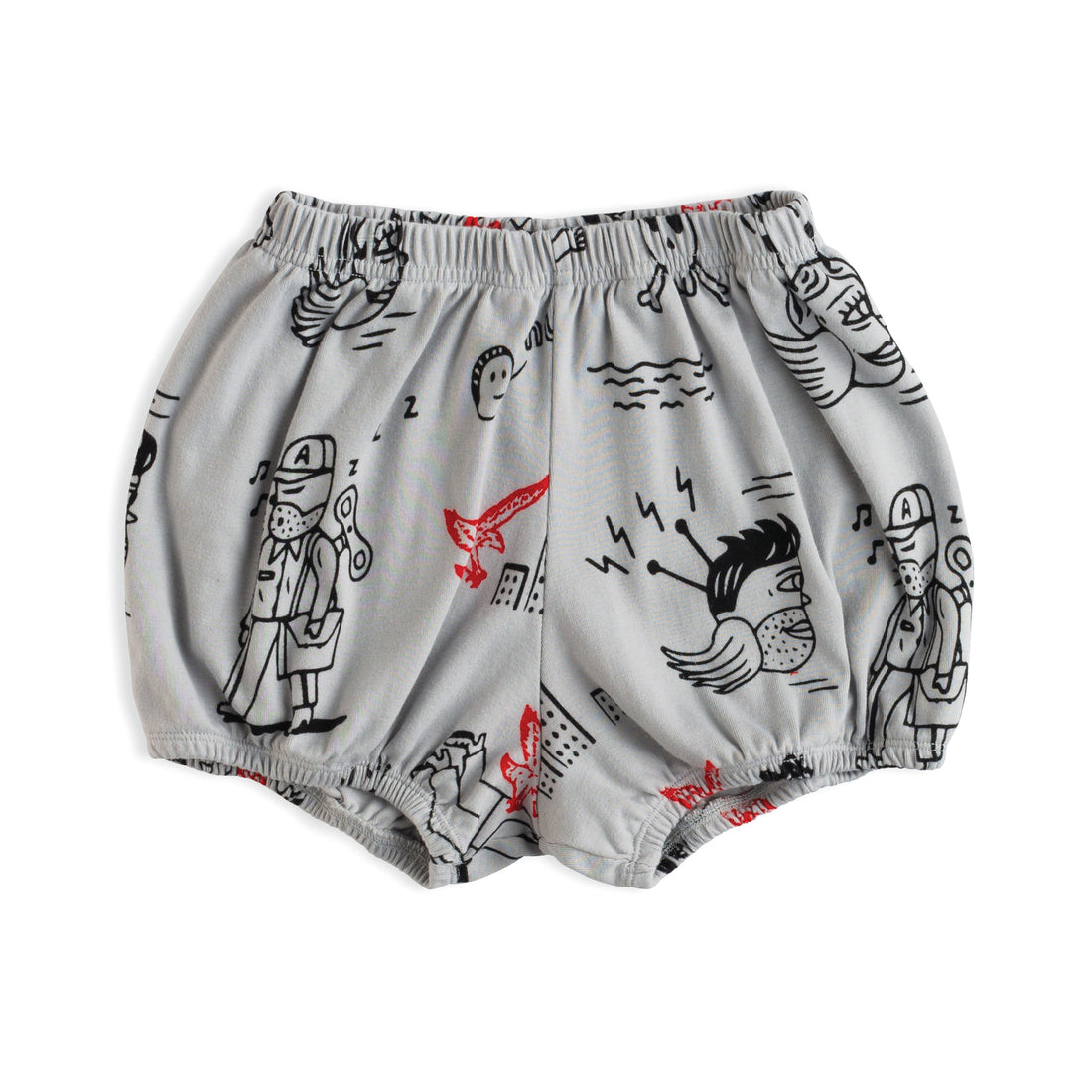 NUNUNU Ice Grey En Route Yoga Shorts