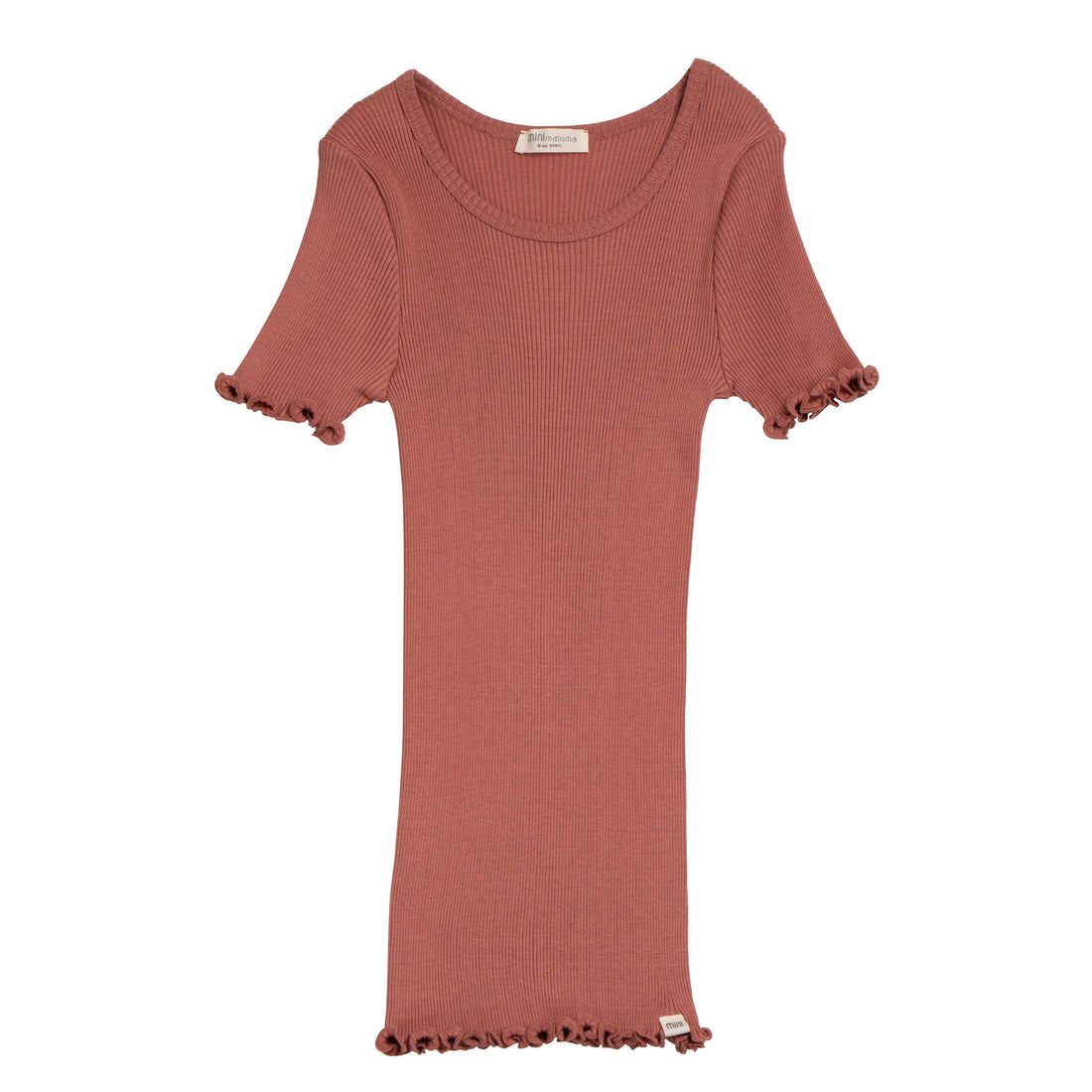 minimalisma Antique Red Blomst Tee