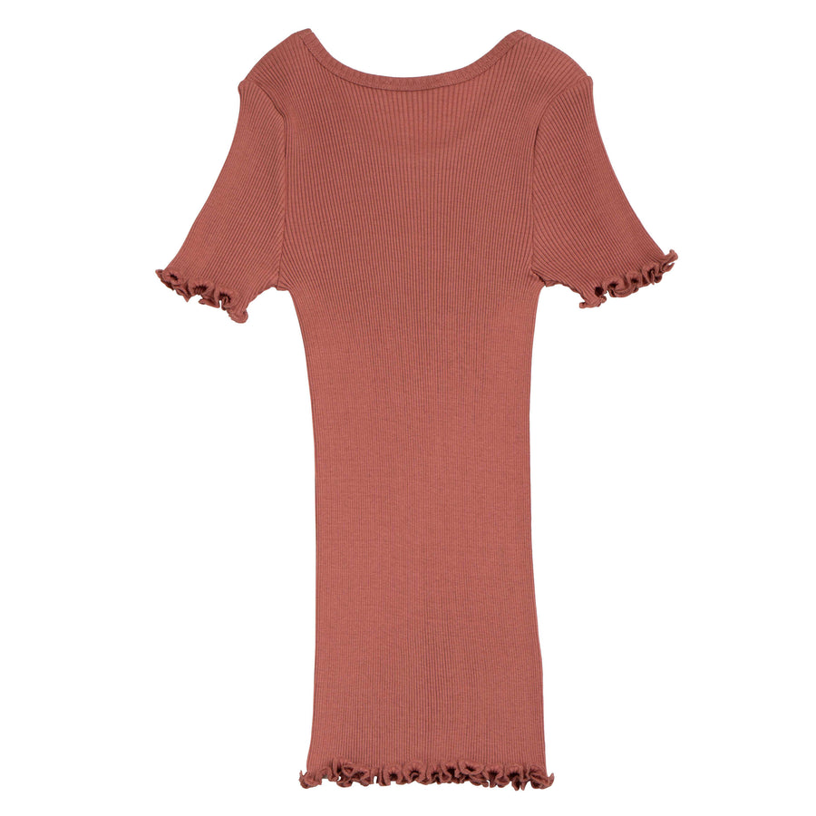 minimalisma Antique Red Blomst Tee
