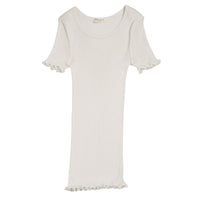 minimalisma Cream Blomst Tee