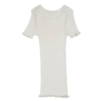 minimalisma Cream Blomst Tee