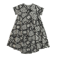 NUNUNU Heather Grey 360 Bandaid Dress
