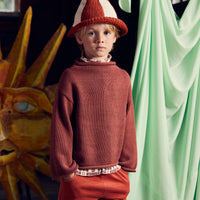 Misha and Puff Rollneck Pullover - Cocoa Bean