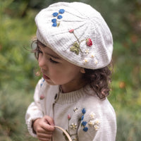Shirley Bredal Marshmallow Strawberry Beret