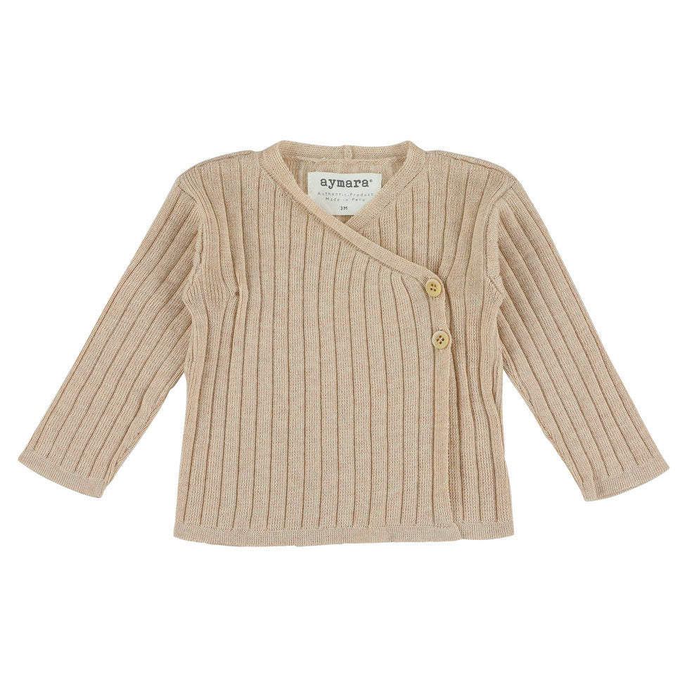 Aymara Nude Alba Wrap Cardigan