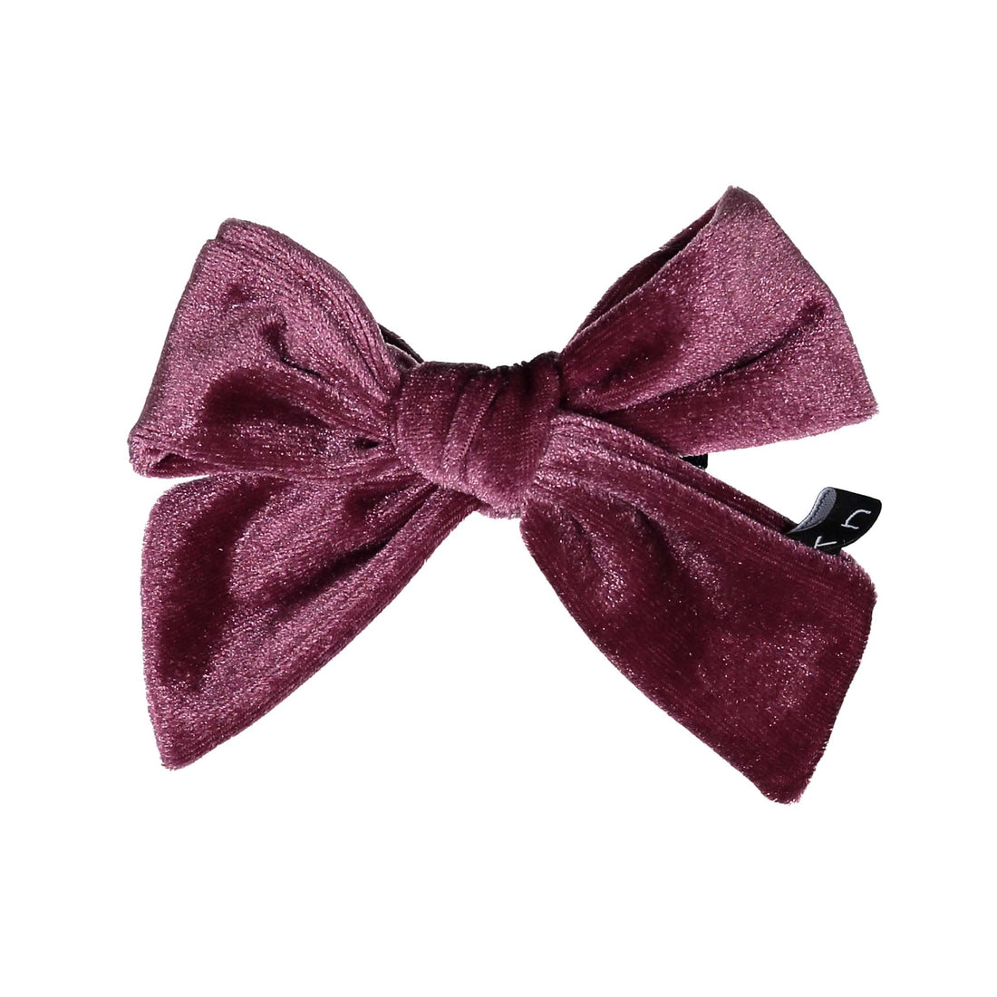 Knot Hairbands Velvet Bow Clip // Berry