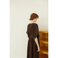 Tambere Brown Linnea Womens Dress