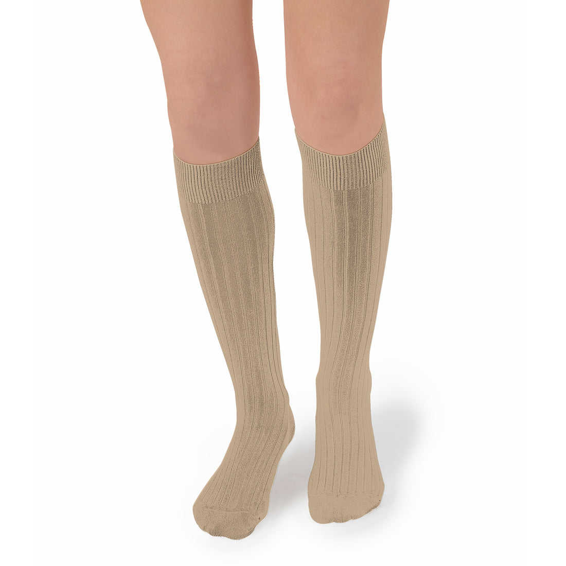 Collegien La Haute - Ribbed Socks - Petite Taupe
