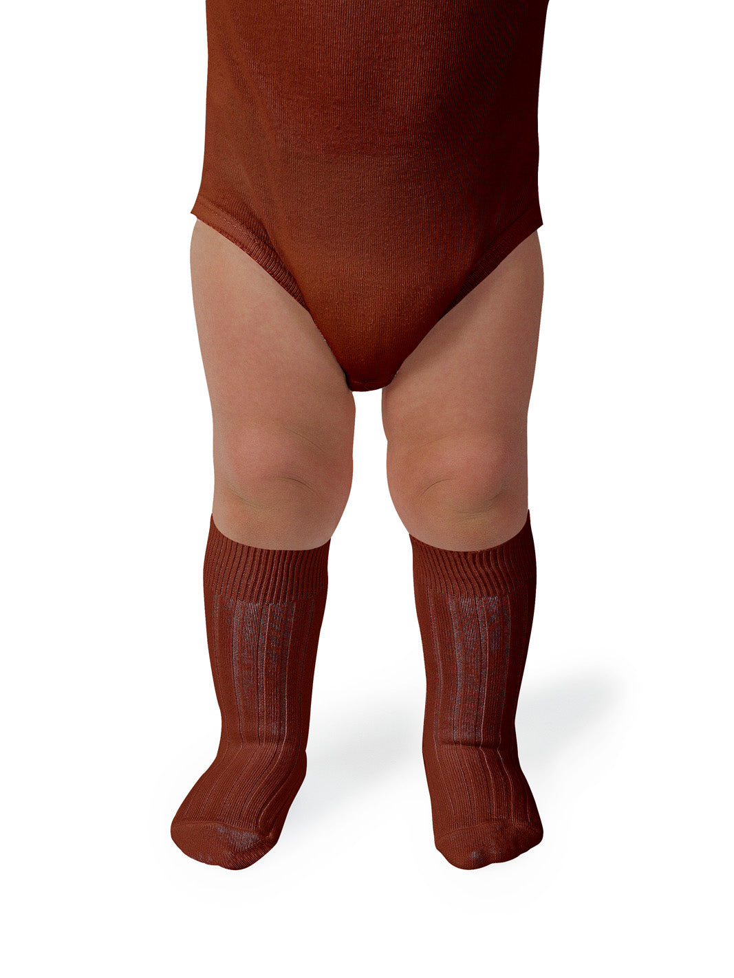 Collegien La Haute - Ribbed Socks - Chestnut