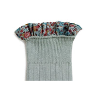 Collegien AquamarineElisabeth Liberty Ruffle Knee Socks