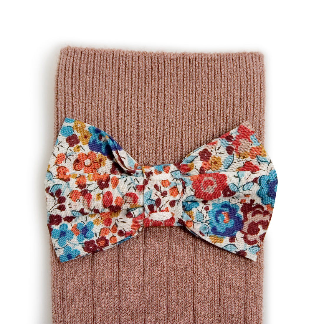 Collegien Praline Mathilde Liberty Bow Knee Socks