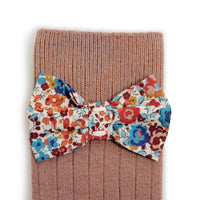 Collegien Praline Mathilde Liberty Bow Knee Socks