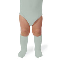 Collegien La Haute - Ribbed Socks - Aquamarine