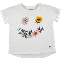 Molo White Vegetable Garden Tee