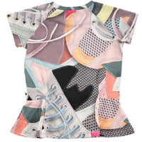 Molo Sneaker Print Robbin Peplum Tee