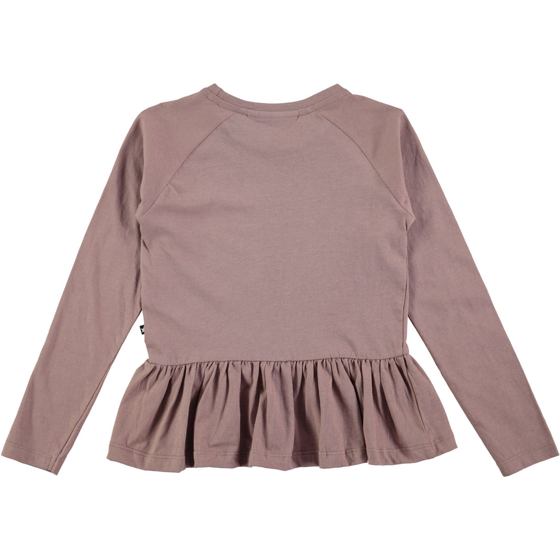 Molo Nougat Ribbed Peplum Tee