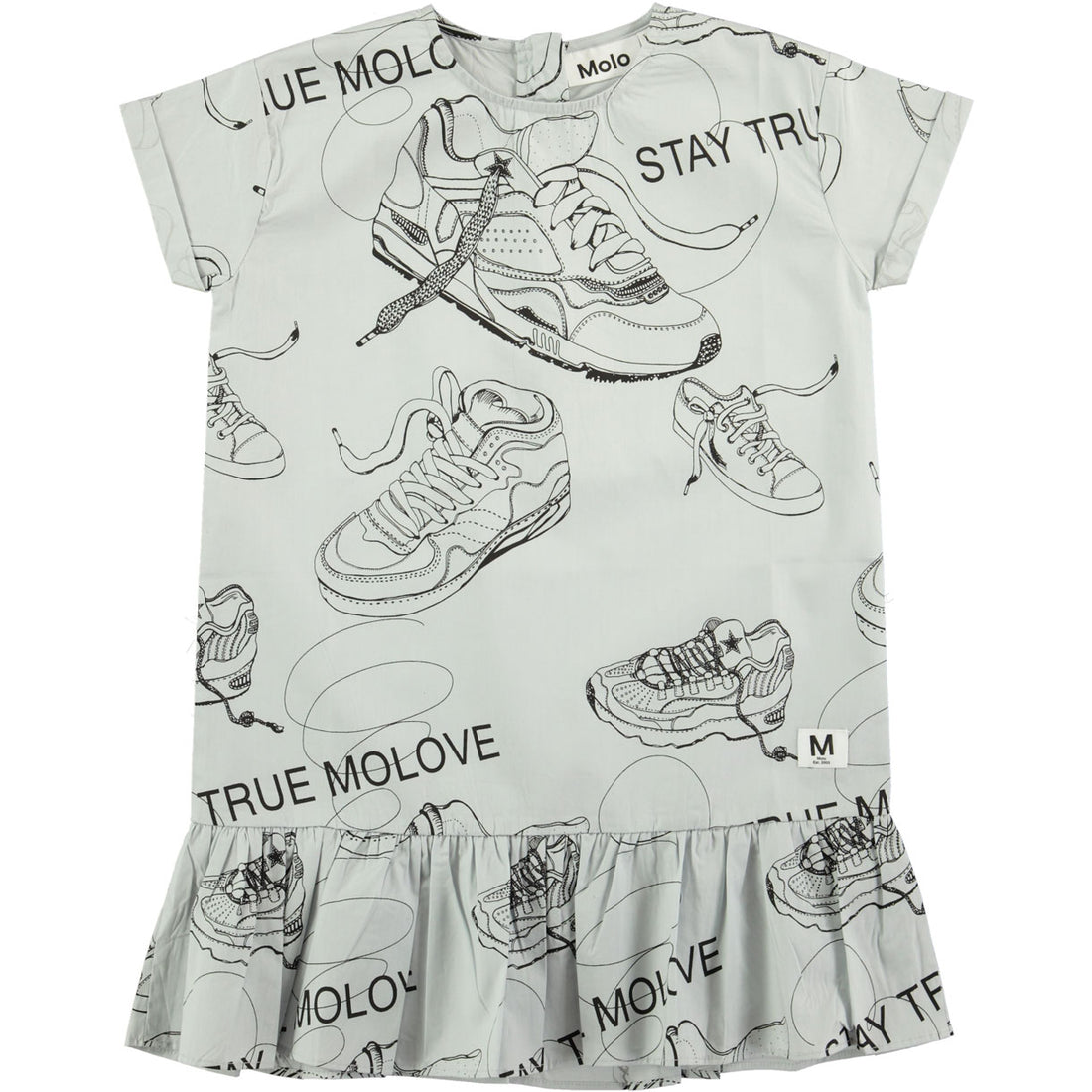Molo Sneaker Sketch Ceel Peplum Dress