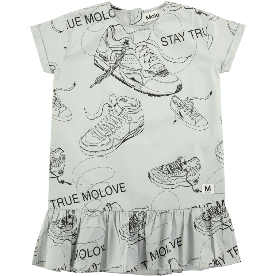 Molo Sneaker Sketch Ceel Peplum Dress