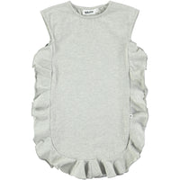 Molo Light Grey Cho Frill Dress