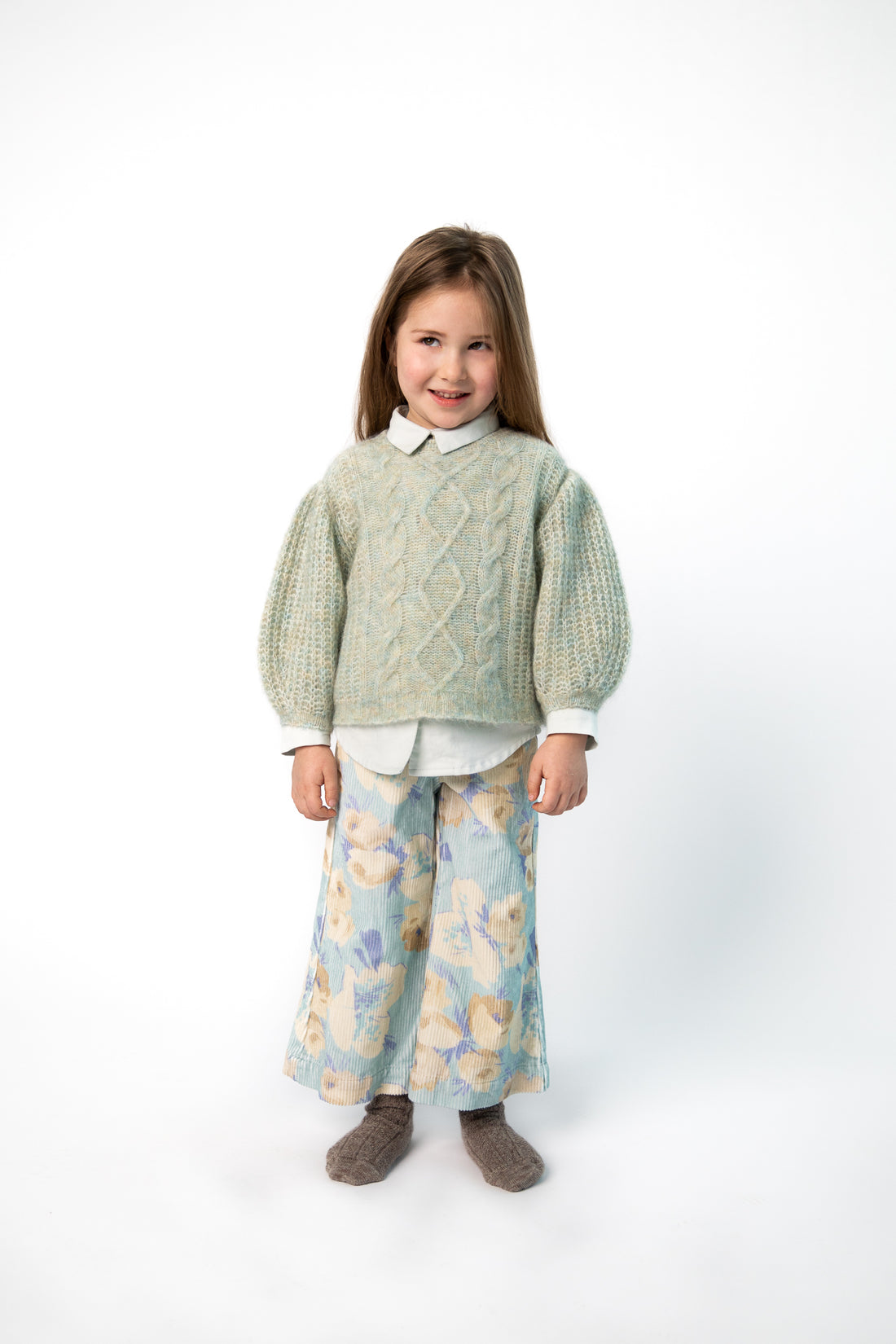 Morley RAGNA Cable Sweater - BABYYARN - Jade
