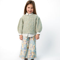 Morley RAGNA Cable Sweater - BABYYARN - Jade