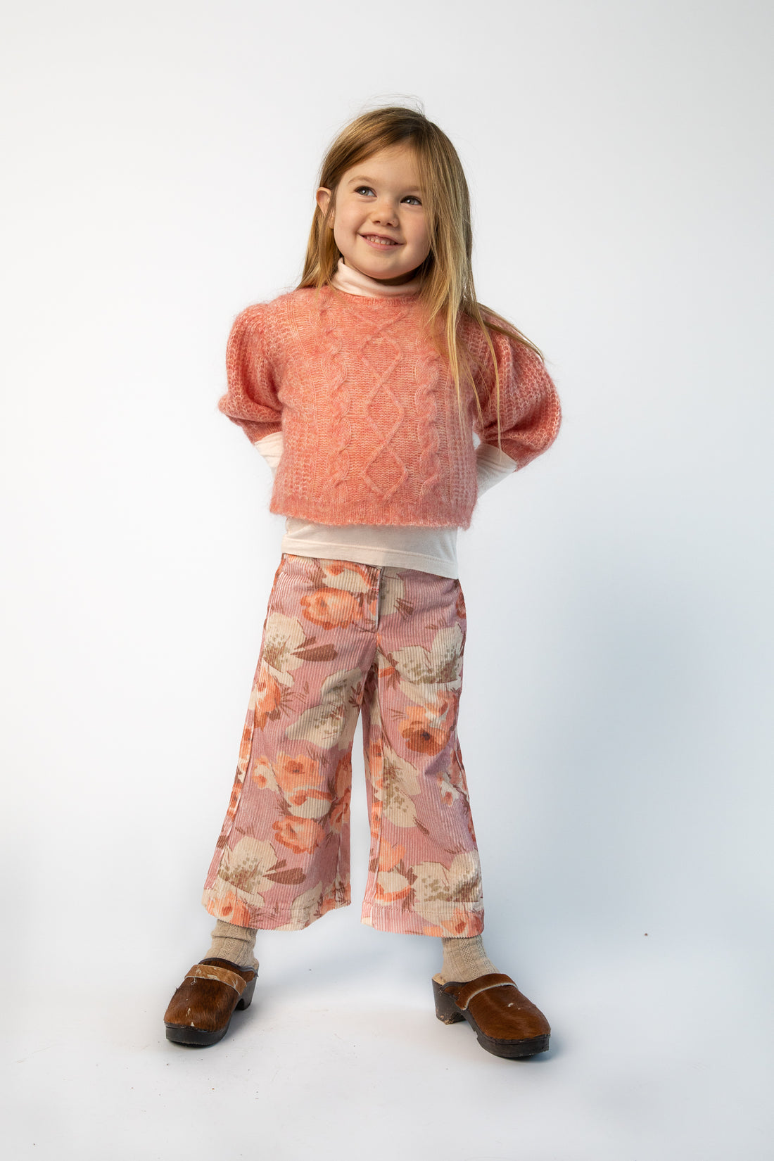 Morley RAGNA Cable Sweater - BABYYARN - Rose