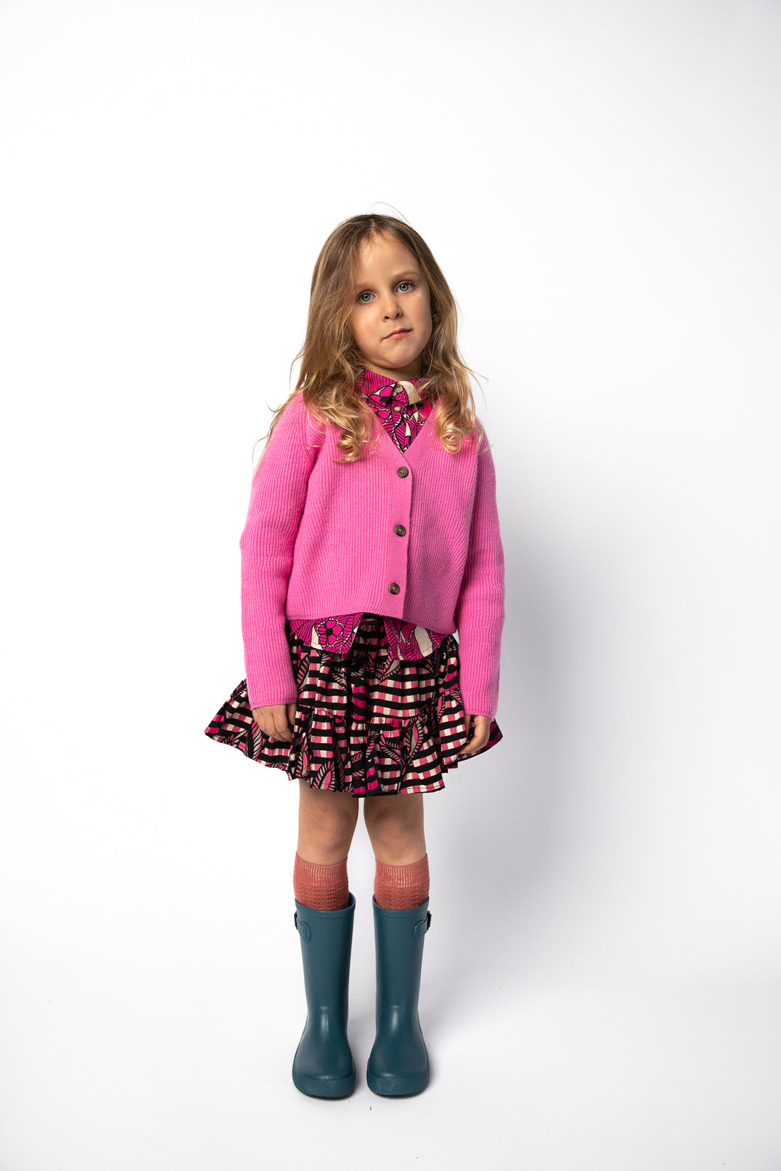 Morley OLSEN Cardigan - WOOL - Candy