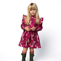 Morley ROOKIE Long Sleeve Dress - TWIST - Pink