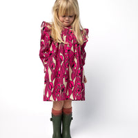 Morley ROOKIE Long Sleeve Dress - TWIST - Pink