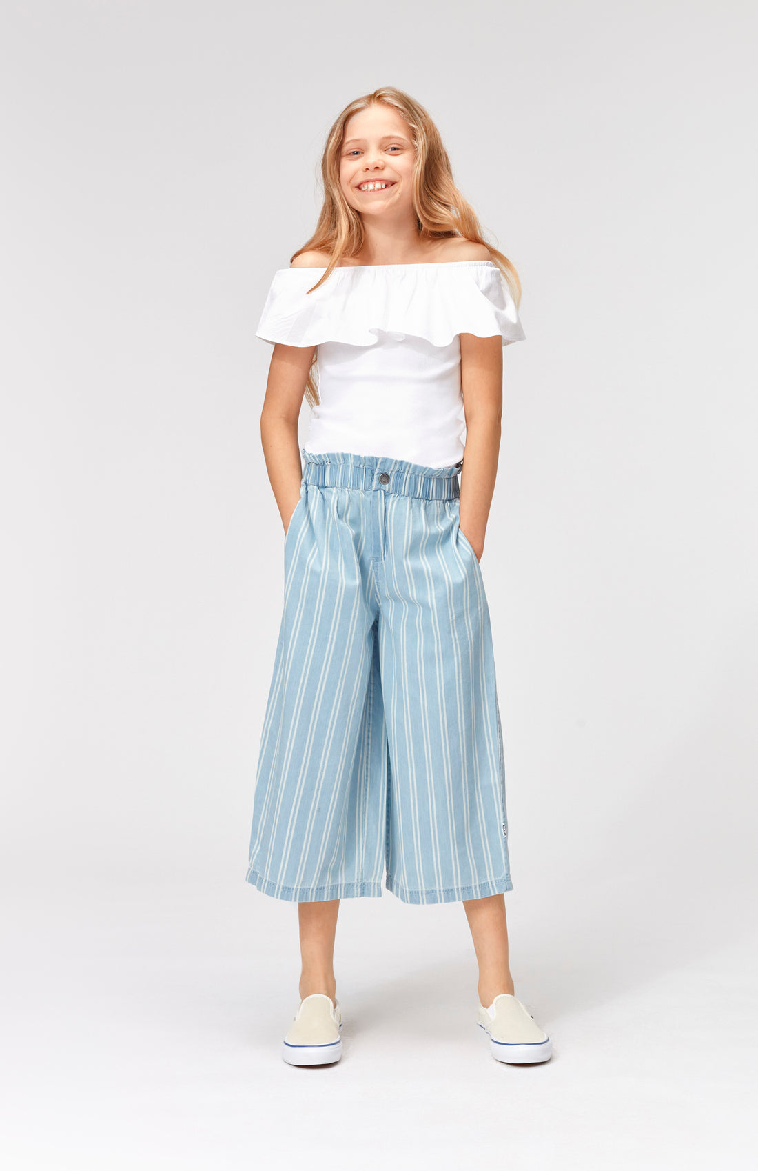 Molo White Reca Ruffle Top
